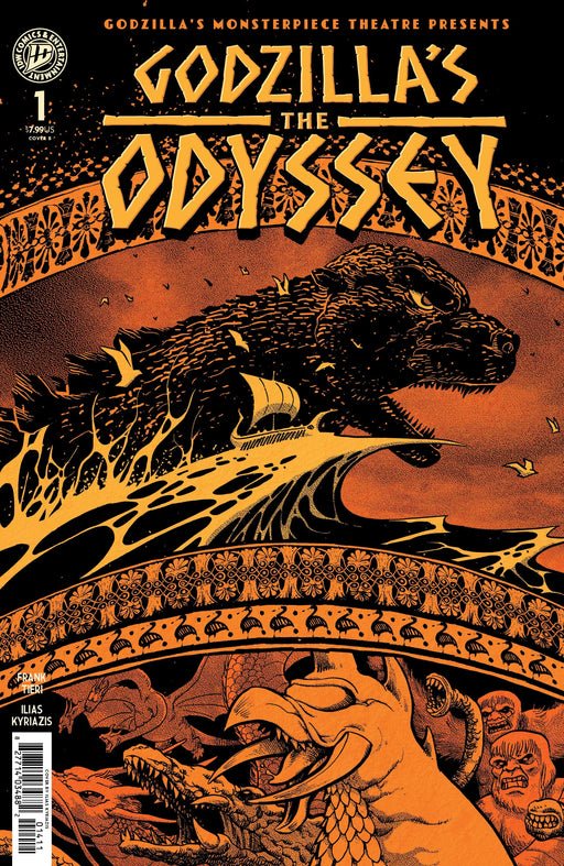 Godzilla’s Monsterpiece Theatre Presents: Godzilla’s The Odyssey Variant B (Kyriazis) IDW Publishing