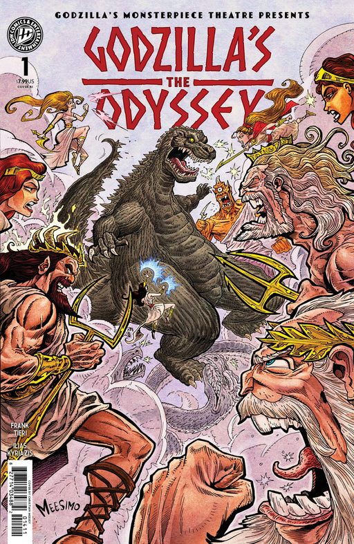 Godzilla’s Monsterpiece Theatre Presents: Godzilla’s The Odyssey Variant Ri (10) (Meesey) IDW Publishing