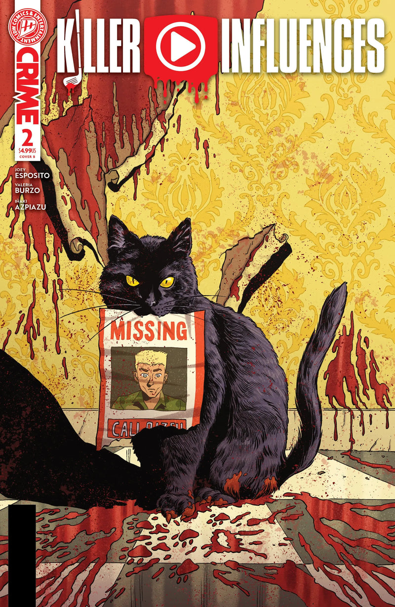 Killer Influences #2 Variant B (Burzo) IDW Publishing