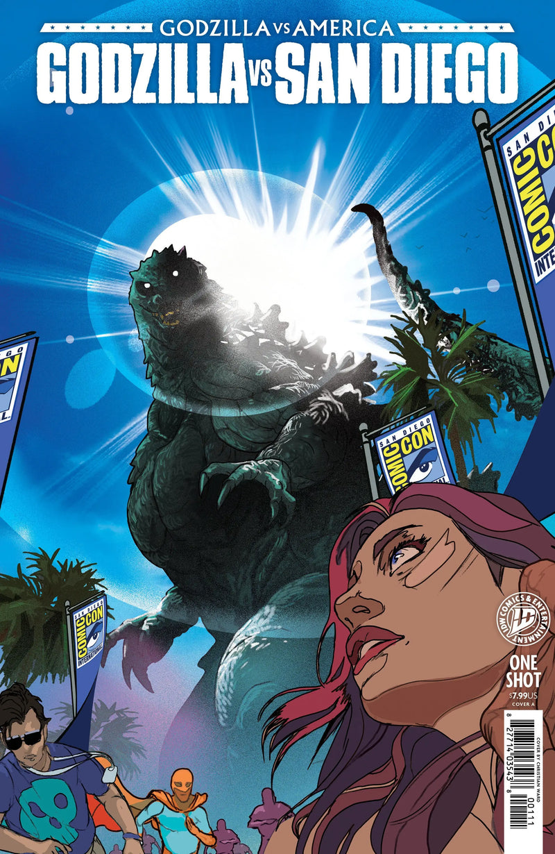 Godzilla vs. America: San Diego Cover A (Ward) IDW Publishing