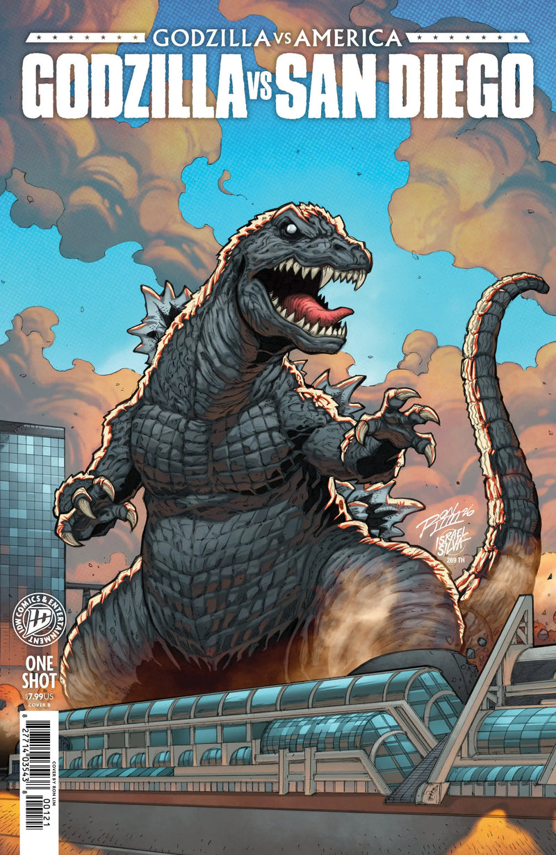 Godzilla vs. America: San Diego Variant B (Lim) IDW Publishing