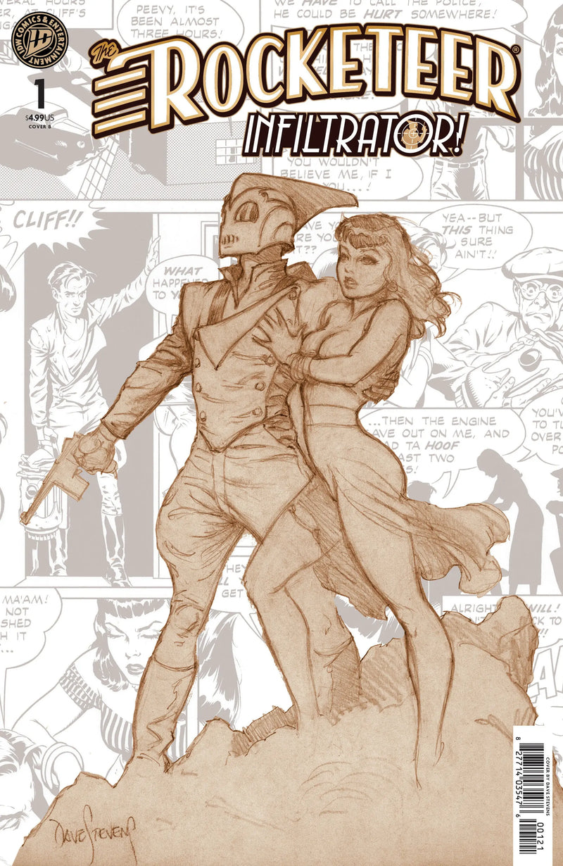 The Rocketeer: Infiltrator! #1 Variant B (Stevens) IDW Publishing