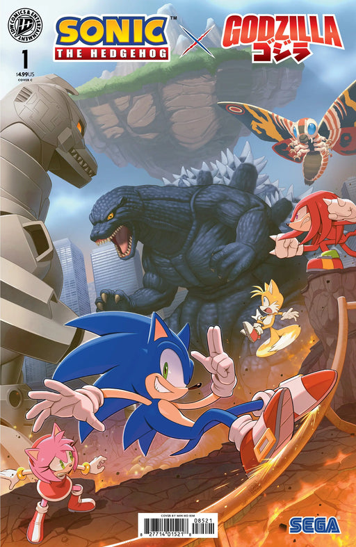 Sonic The Hedgehog X Godzilla #1 Variant C (Kim) IDW Publishing