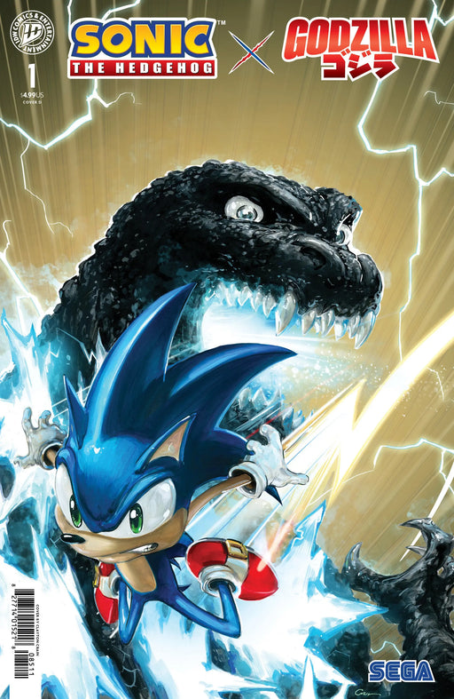 Sonic The Hedgehog X Godzilla #1 Variant D (Crain) IDW Publishing