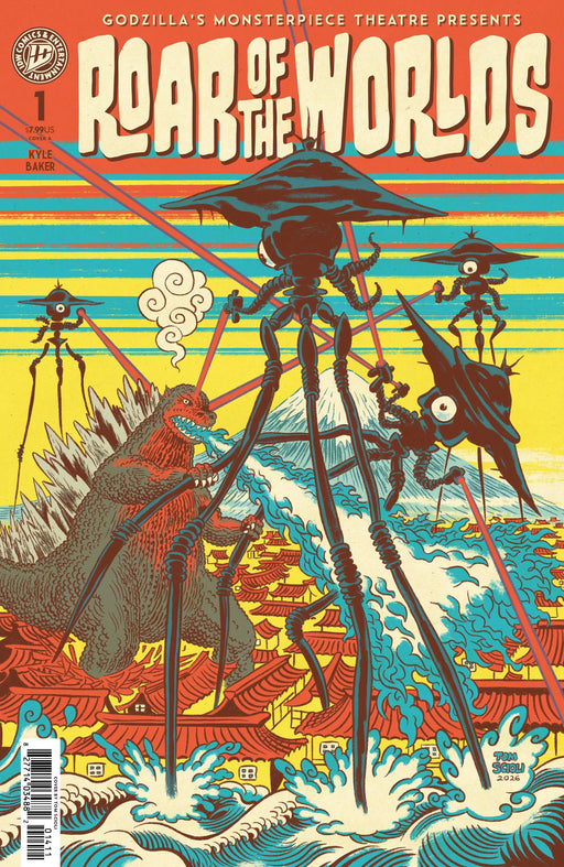 Godzilla's Monsterpiece Theatre Presents: Roar Of The Worlds Cover A (Scioli) IDW Publishing