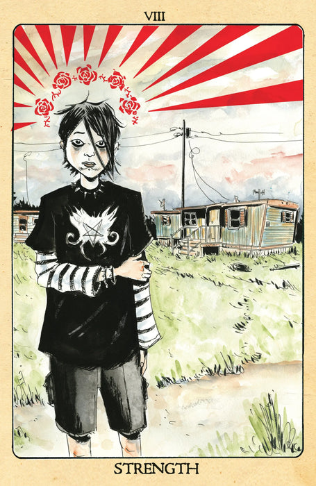 Minor Arcana #8 D 1 in 10 Variant Edition Tarot Card Variant (Full Art, Lemire) Boom! Studios