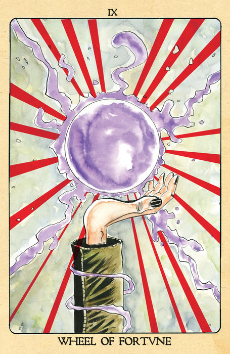 Minor Arcana #9 D 1 in 10 Variant Edition Tarot Card Variant (Full Art, Lemire) Boom! Studios