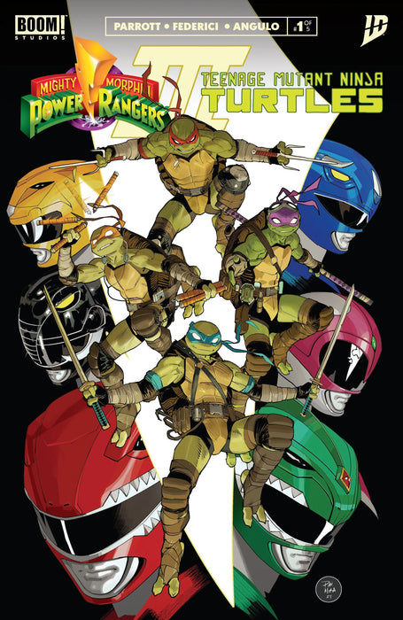 Mighty Morphin Power Rangers/ Teenage Mutant Ninja Turtles III #1 B Variant (Dressed, Mora) Boom! Studios