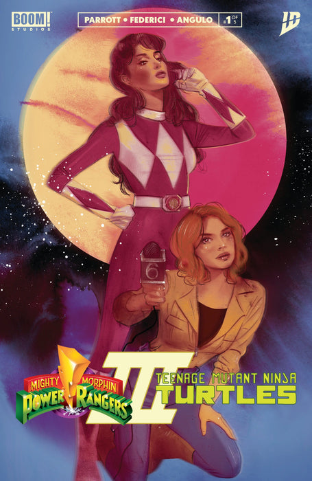 Mighty Morphin Power Rangers/ Teenage Mutant Ninja Turtles III #1 C Boom 20th Anniversary Variant (Dressed, Lotay) Boom! Studios