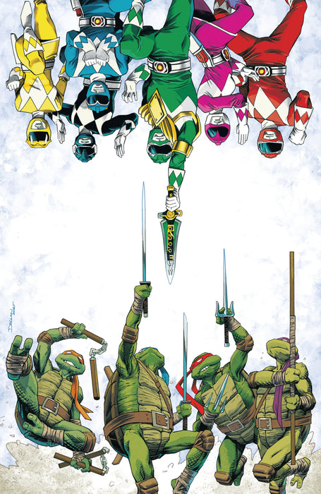 Mighty Morphin Power Rangers/ Teenage Mutant Ninja Turtles III #1 J 1 in 50 Variant Edition (Full Art, Shalvey) Boom! Studios