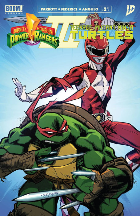 Mighty Morphin Power Rangers/Teenage Mutant Ninja Turtles III #2 B Variant (Dressed, Randolph) Boom! Studios