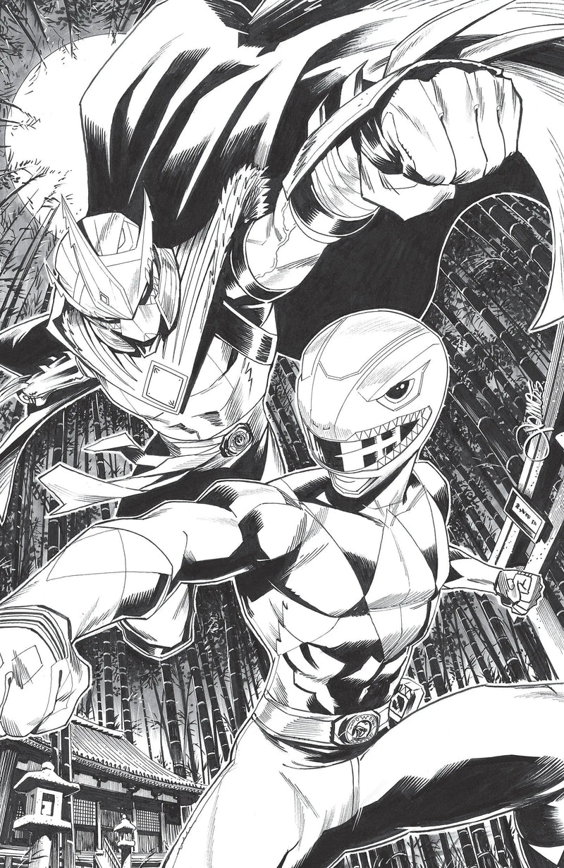 Mighty Morphin Power Rangers/Teenage Mutant Ninja Turtles III #2 E 1 in 10 Variant Edition (Full Art, Zonno) Boom! Studios