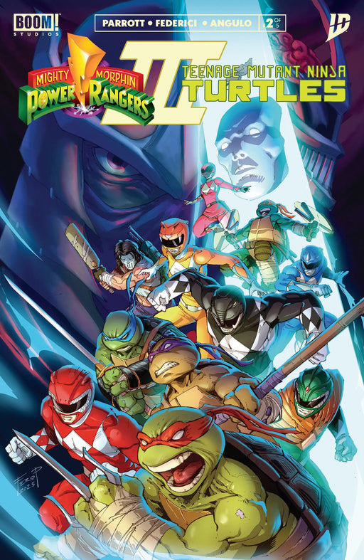 Mighty Morphin Power Rangers/Teenage Mutant Ninja Turtles III #2 F 1 in 25 Variant Edition (Dressed, Pe) Boom! Studios