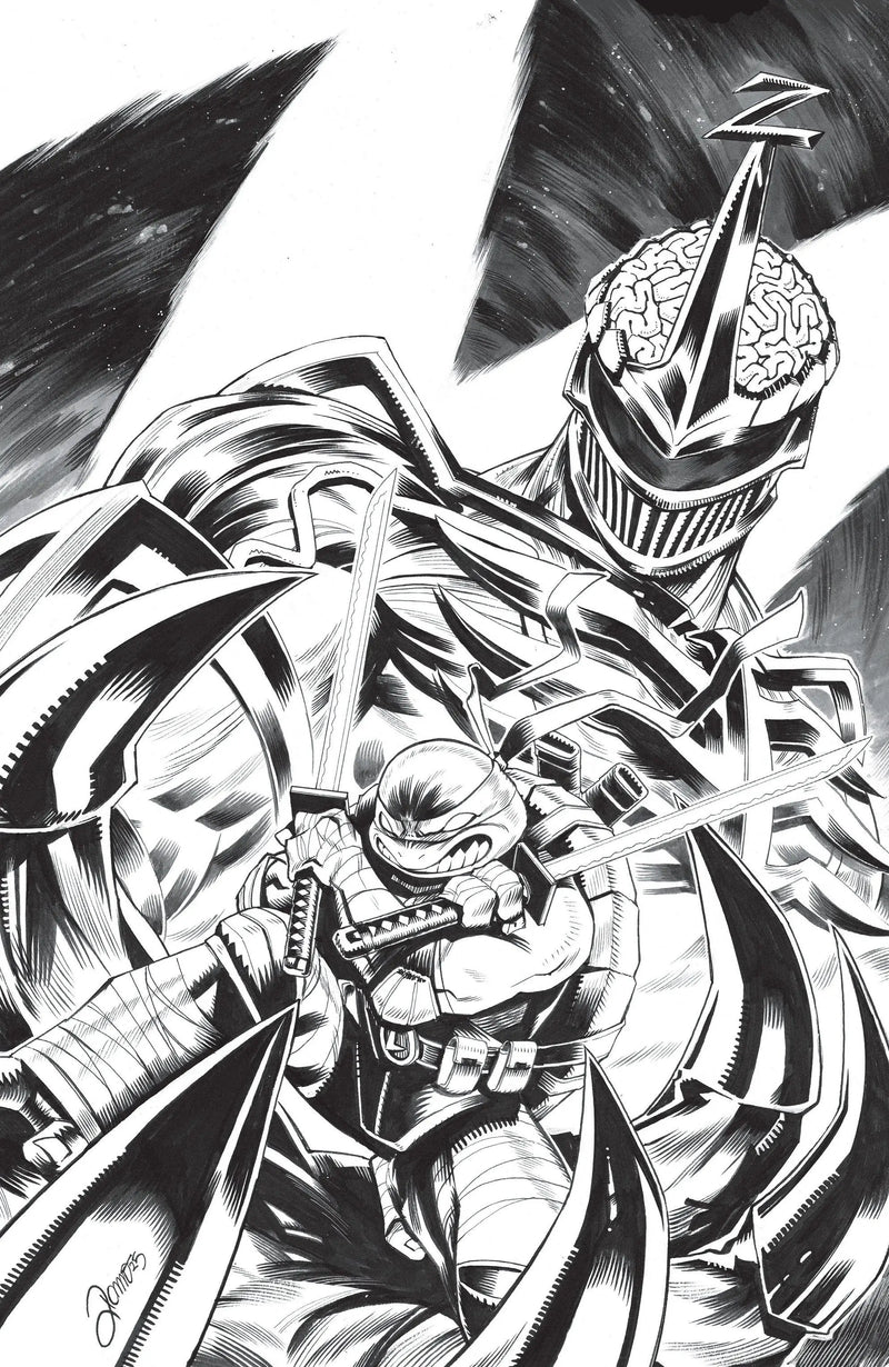 Mighty Morphin Power Rangers/Teenage Mutant Ninja Turtles III #3 E 1 in 10 Variant Edition (Full Art, Zonno) Boom! Studios
