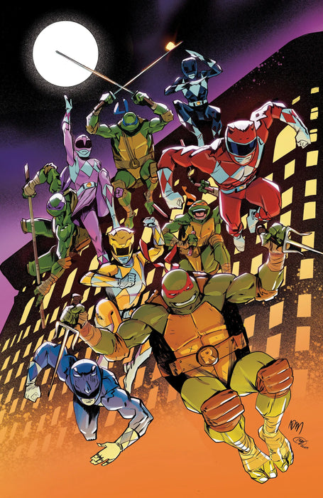 Mighty Morphin Power Rangers/Teenage Mutant Ninja Turtles III #3 F 1 in 25 Variant Edition (Full Art, Gorham)