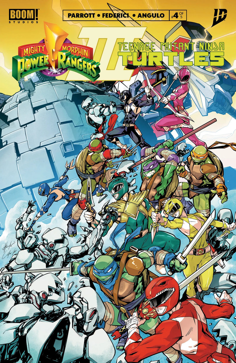 Mighty Morphin Power Rangers/Teenage Mutant Ninja Turtles III #4 Boom! Entertainment
