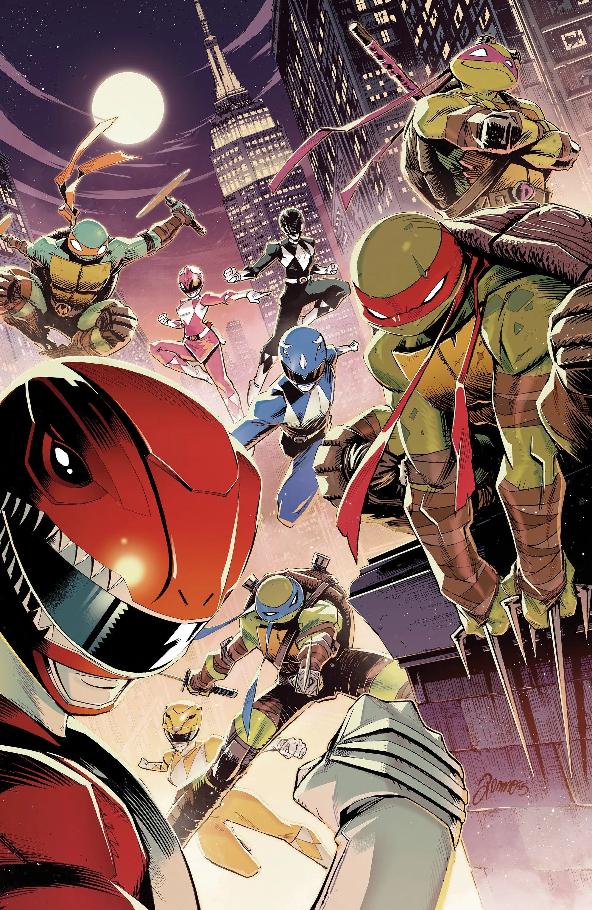 Mighty Morphin Power Rangers/Teenage Mutant Ninja Turtles III #5 C
