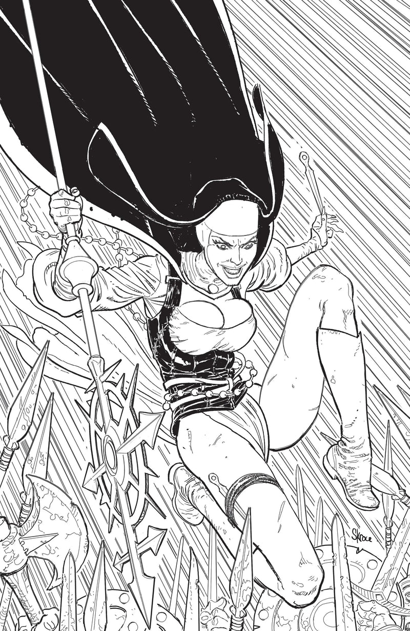 Marian Heretic #5 C Unlimited Variant (Full Art, Inks, Skroce) Boom! Entertainment