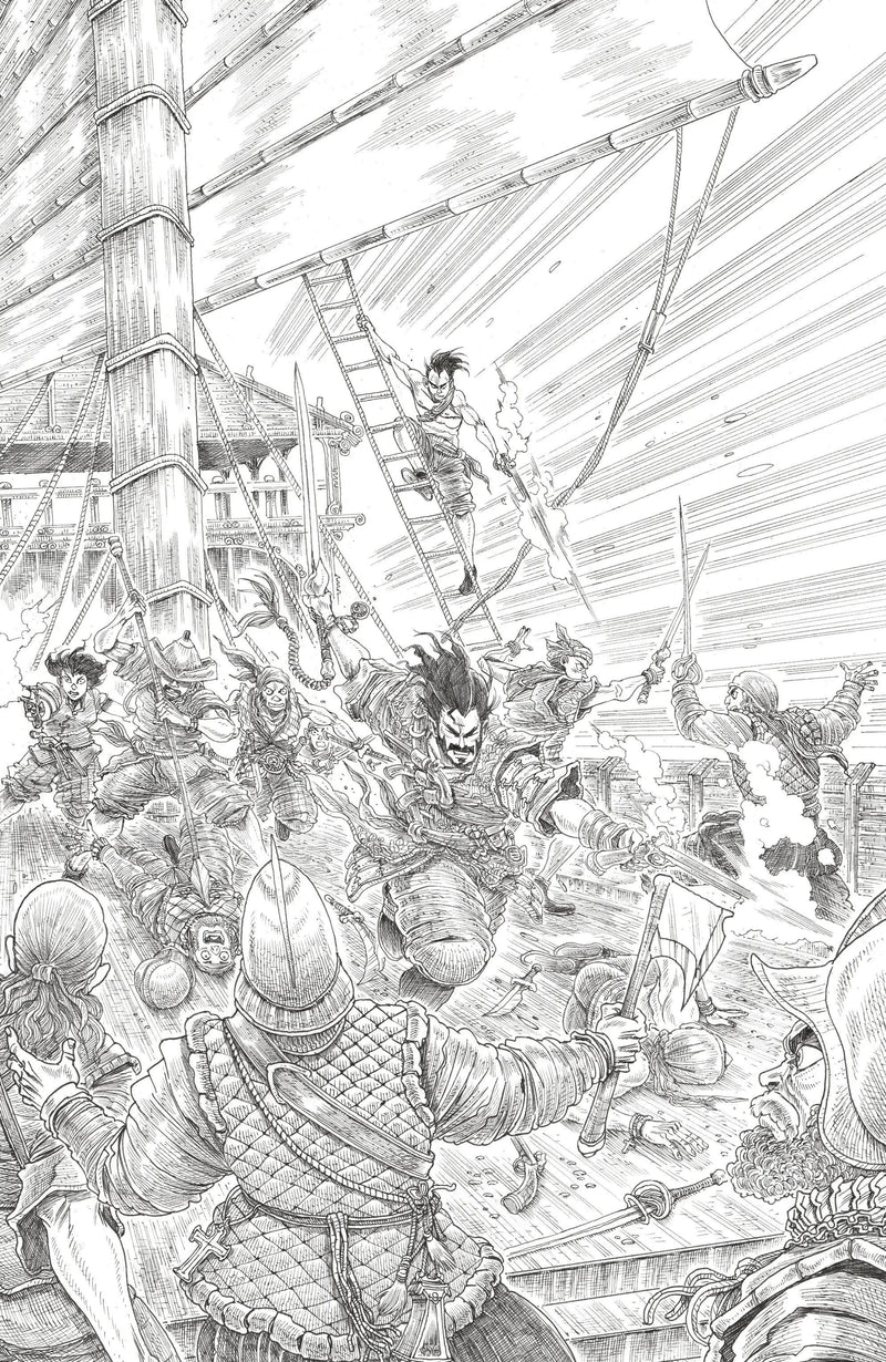 BRZRKR: The Bleeding Tide #1 H 1 in 25 Variant Edition (Full Art, Stokoe) Boom! Studios