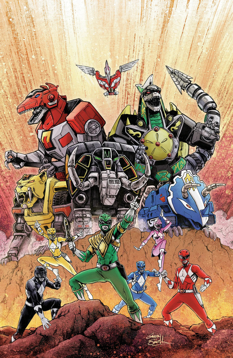 Mighty Morphin Power Rangers: Zord Quest #1 D 1 in 10 Variant Edition (Full Art, Smith) Boom! Entertainment