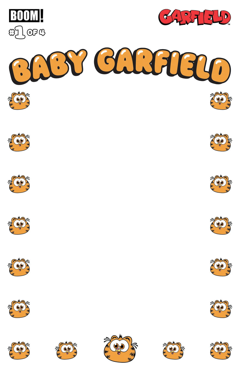 Baby Garfield #1 C Blank Sketch Variant (Dresed, Sketch) Boom! Entertainment