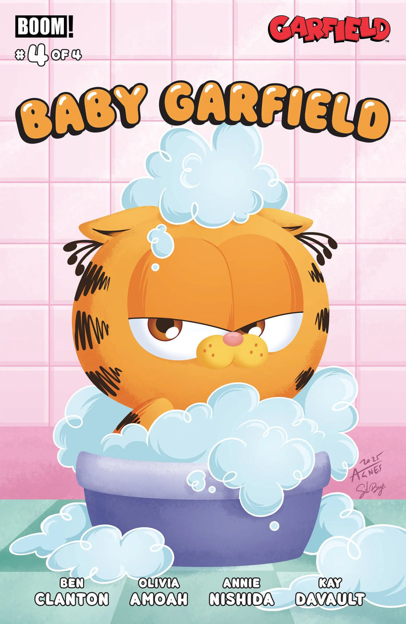 Baby Garfield #4 A Main (Dressed, Garbowska) Boom! Entertainment