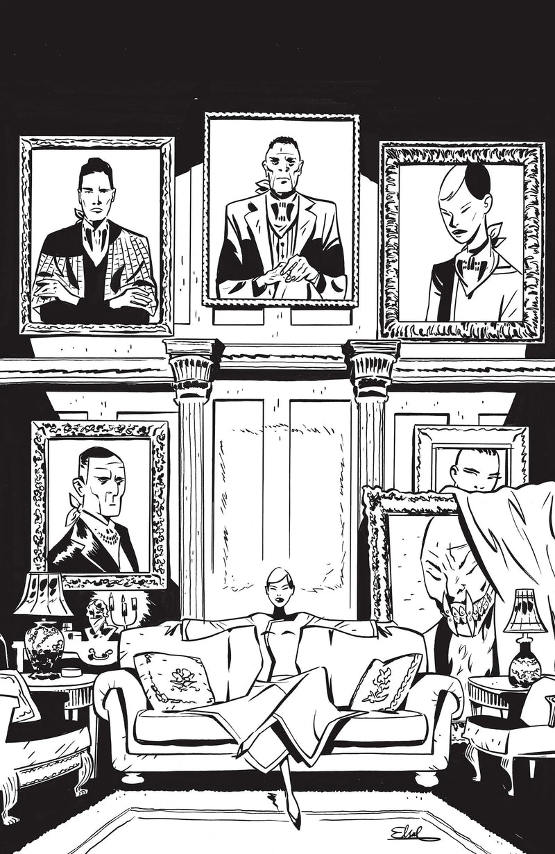 Fall Of The House Of Slaughter #1 D 1 in 10 Variant Edition (Full Art, Charretier) Boom! Entertainment