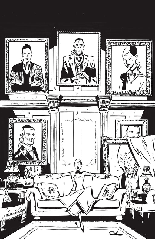 Fall Of The House Of Slaughter #1 D 1 in 10 Variant Edition (Full Art, Charretier) Boom! Entertainment