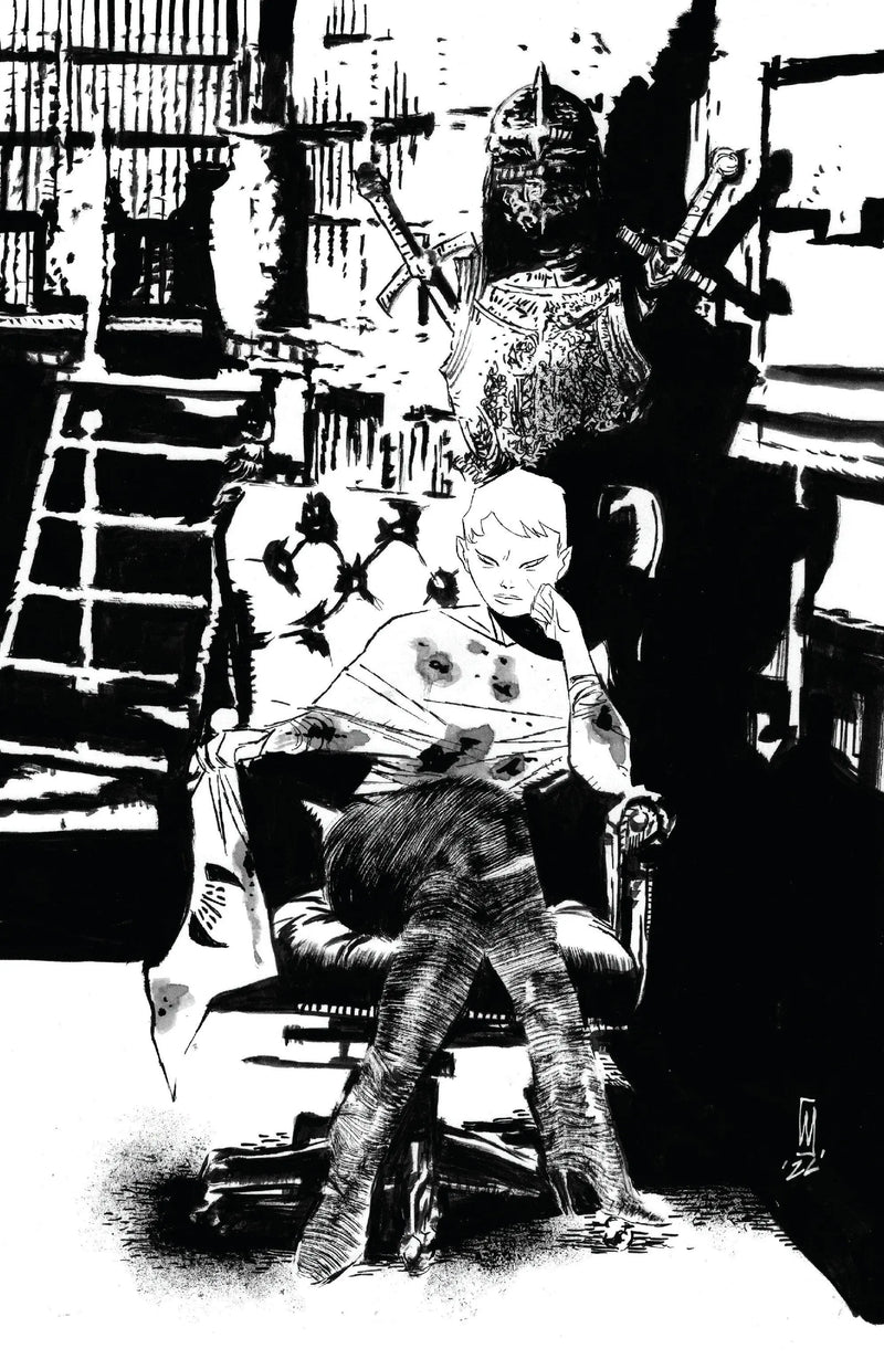 Fall Of The House Of Slaughter #4 F 1 in 25 Variant Edition (Full Art, Dell'edera) Boom! Entertainment