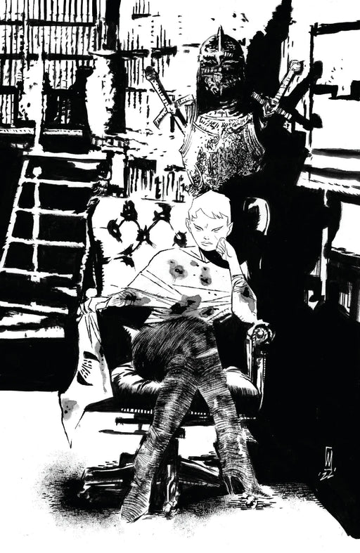 Fall Of The House Of Slaughter #4 F 1 in 25 Variant Edition (Full Art, Dell'edera) Boom! Entertainment