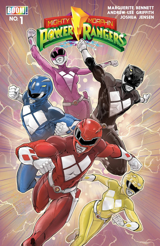 Mighty Morphin Power Rangers (2026) #1 B Variant (Dressed, Griffith) Boom! Entertainment