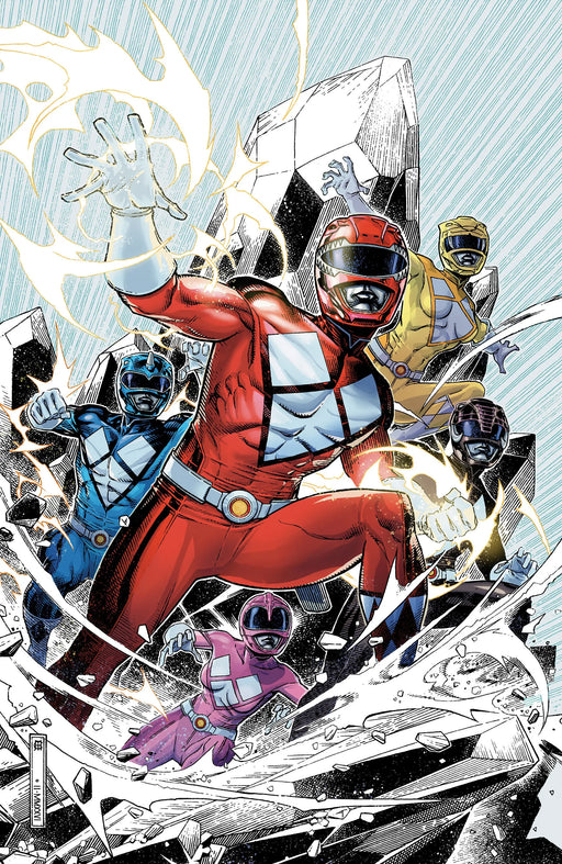 Mighty Morphin Power Rangers (2026) #1 E Foil Variant (Full Art, Foil, Cheung) Boom! Entertainment