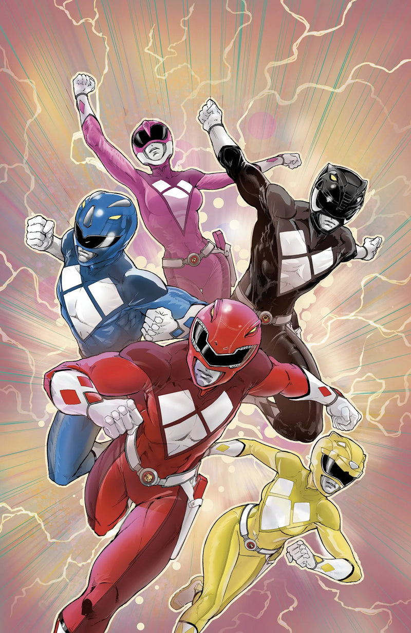 Mighty Morphin Power Rangers (2026) #1 F 1 in 10 Variant Edition Foil Variant (Full Art, Foil, Griffith) Boom! Entertainment