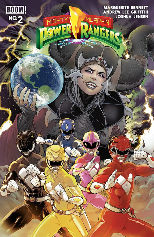 Mighty Morphin Power Rangers (2026) #2 B Variant (Dressed, Griffith) Boom! Entertainment