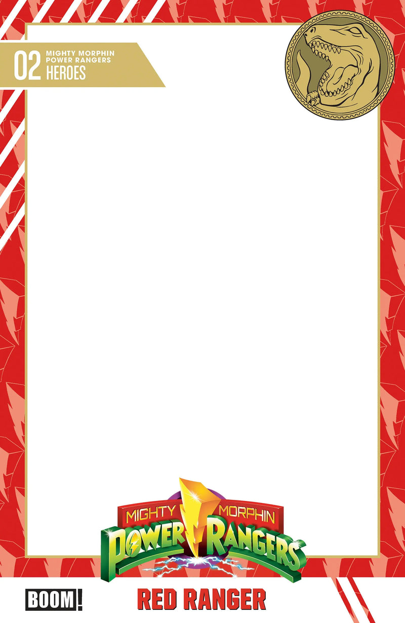 Mighty Morphin Power Rangers (2026) #2 D Trading Card Blank Sketch Variant Boom! Entertainment