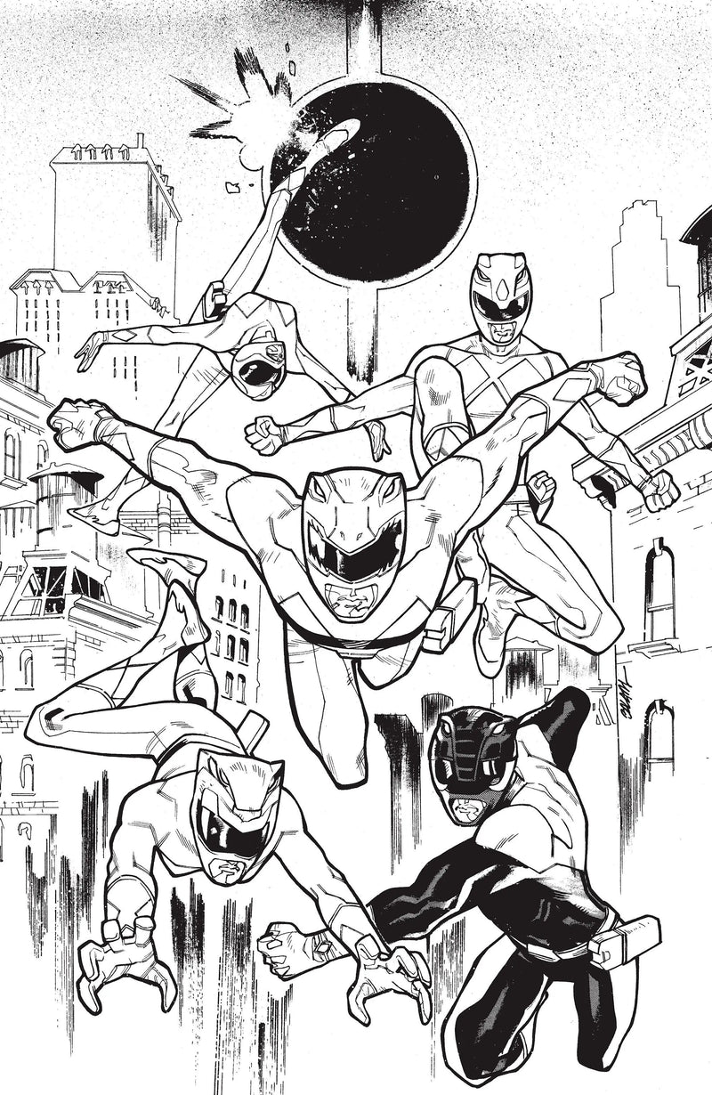 Mighty Morphin Power Rangers (2026) #2 H 1 in 25 Variant Edition (Full Art, Balám) Boom! Entertainment
