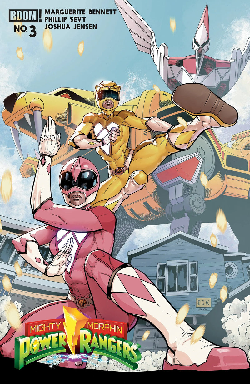 Mighty Morphin Power Rangers (2026) #3 B Variant (Dressed, Sevy) Boom! Entertainment
