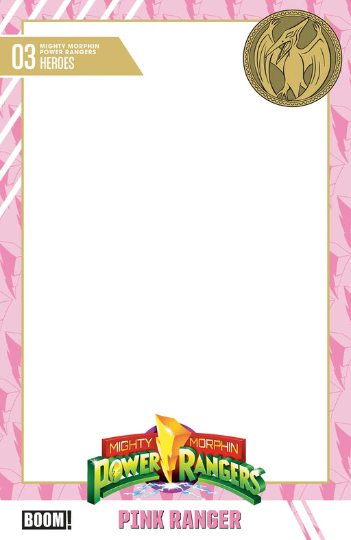 Mighty Morphin Power Rangers (2026) #3 D Trading Card Blank Sketch Variant Boom! Entertainment
