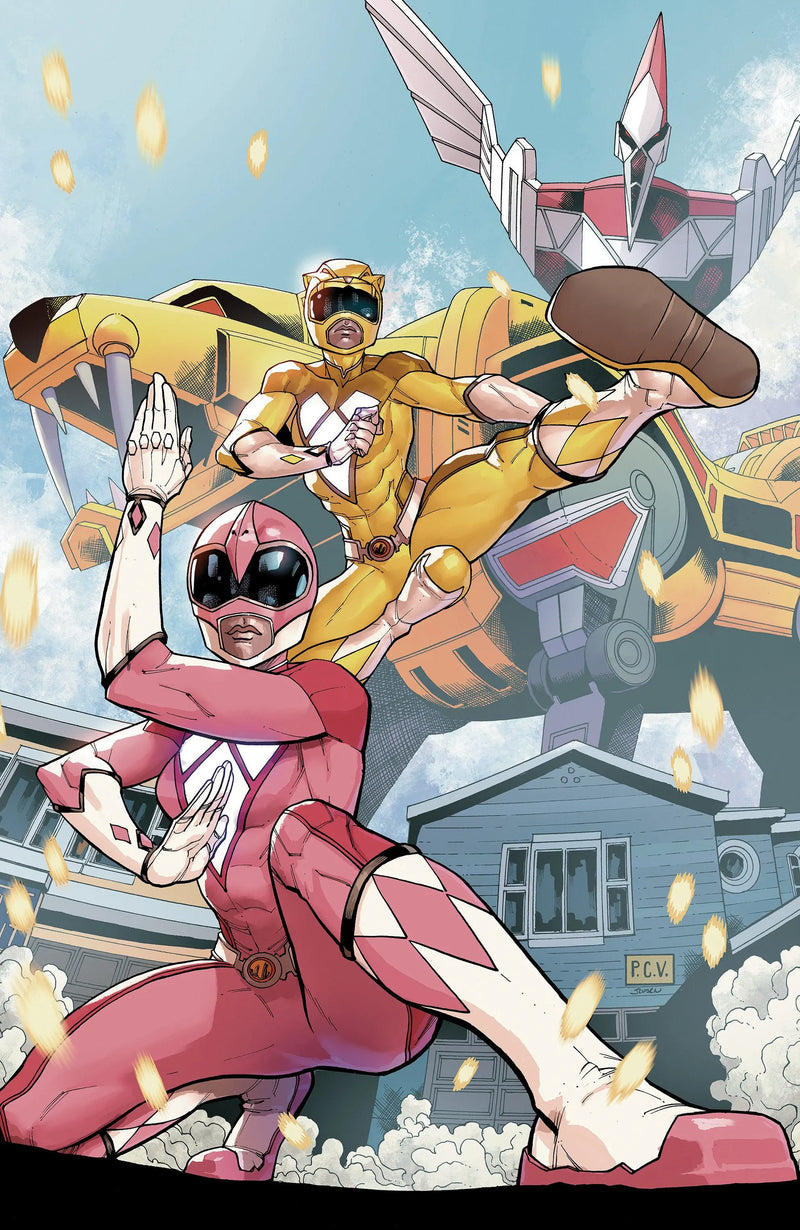 Mighty Morphin Power Rangers (2026) #3 F 1 in 10 Variant Edition Foil Variant (Full Art, Foil, Sevy) Boom! Entertainment
