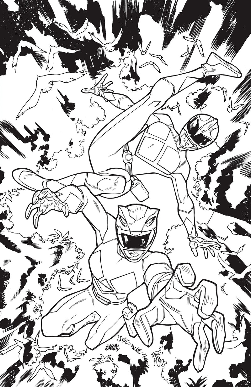 Mighty Morphin Power Rangers (2026) #3 H 1 in 25 Variant Edition Variant (Full Art, Balám) Boom! Entertainment