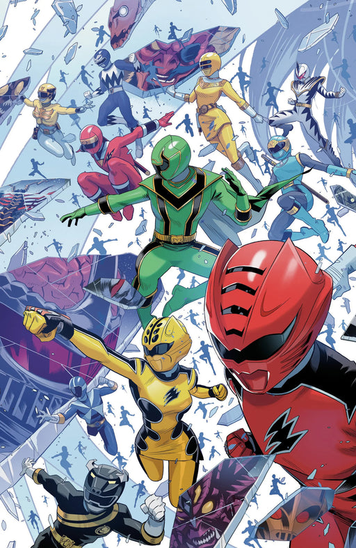 Power Rangers Unlimited #1 C Every Ranger Ever Cardstock Connecting Variant (Full Art, Zonno) Boom! Entertainment
