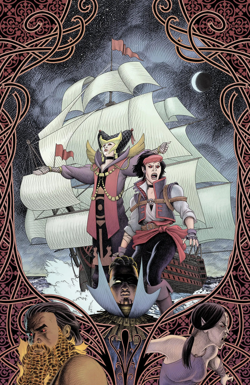 Vampyrates! #2 E 1 in 25 Variant Edition (Full Art, Ward) Boom! Entertainment