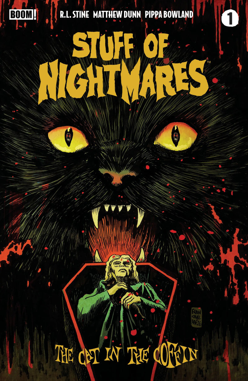 Stuff Of Nightmares: The Cat In The Coffin #1 A Main (Dressed, Francavilla) Boom! Entertainment