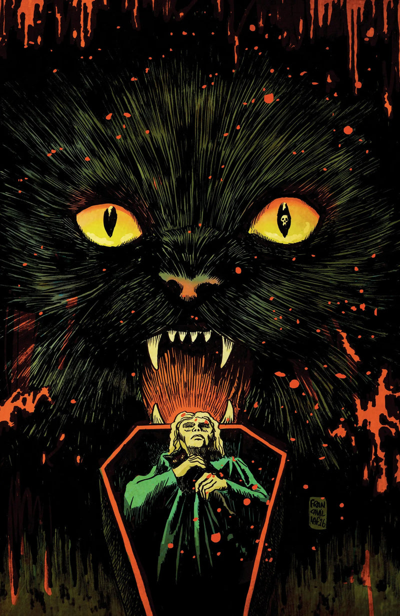 Stuff Of Nightmares: The Cat In The Coffin #1 D Glow In The Dark Variant (Full Art, Francavilla) Boom! Entertainment