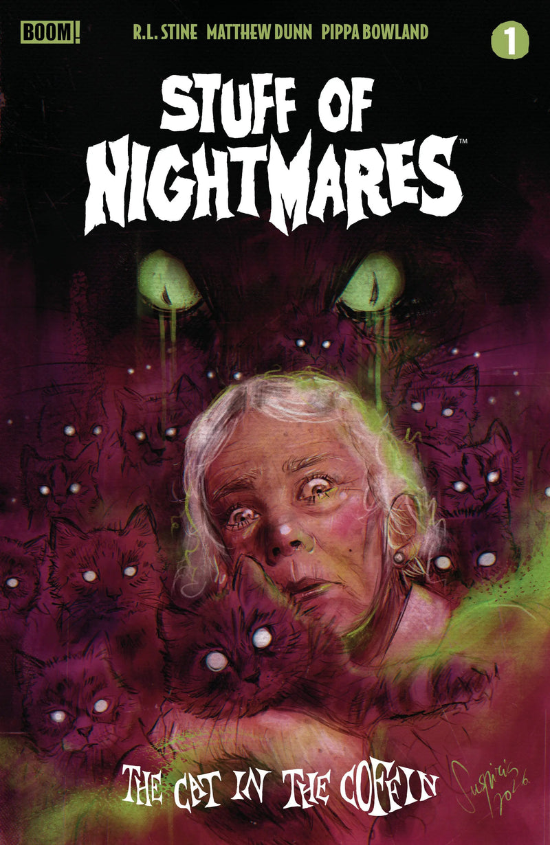 Stuff Of Nightmares: The Cat In The Coffin #1 H Foc Reveal Variant (Dressed, Vilchez) Boom! Entertainment
