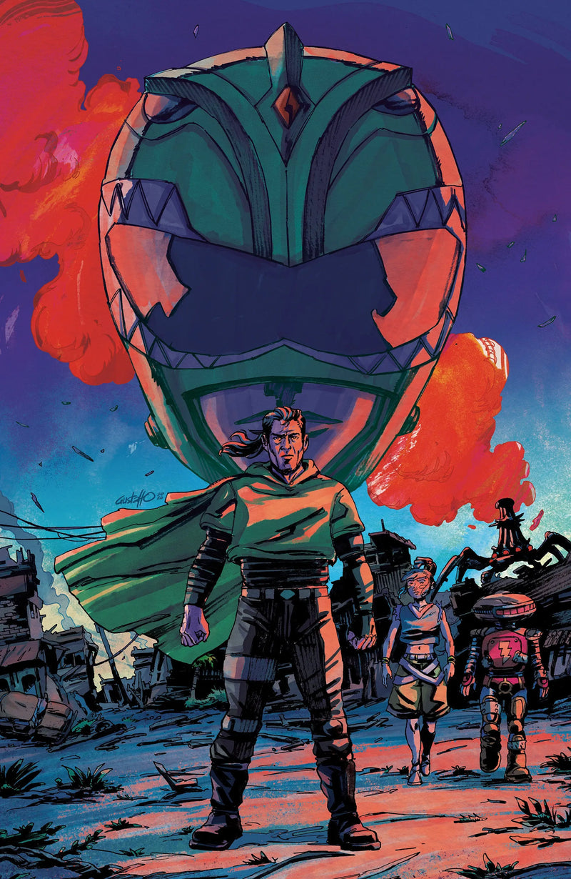 Power Rangers Green #1 G 1 in 10 Variant Edition Foil Variant (Full Art, Foil, Vargas) Boom! Entertainment