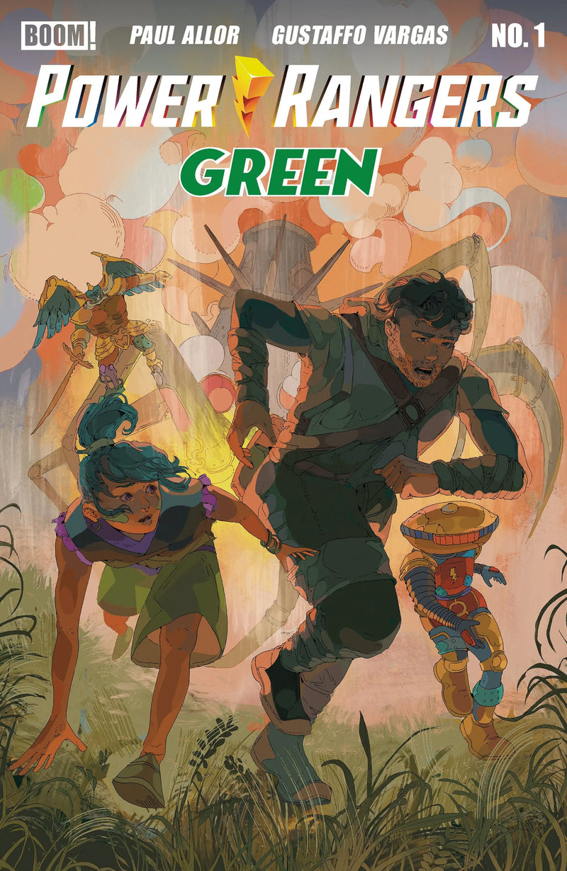 Power Rangers Green #1 M Foc Reveal Variant (Dressed, Lee) Boom! Entertainment