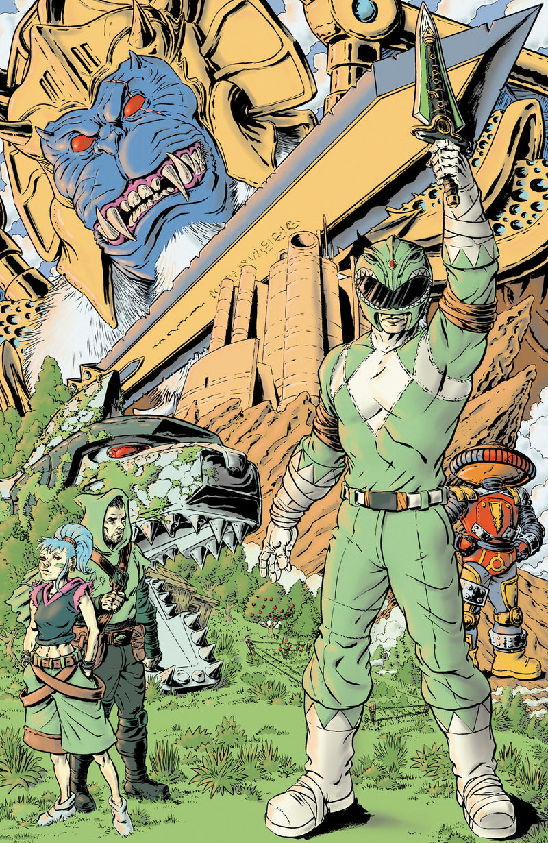 Power Rangers Green #3 F 1:20 Variant Edition Variant (Full Art, Rasmussen)