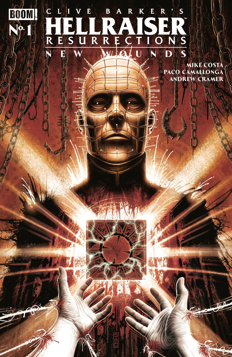 Hellraiser: Resurrections   New Wounds #1 A Main (Dressed, Simpson) Boom! Entertainment
