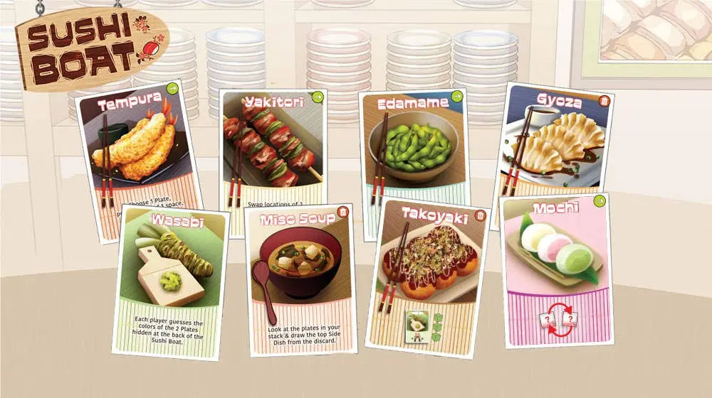 Sushi Boat - Boardgame Japanime Games